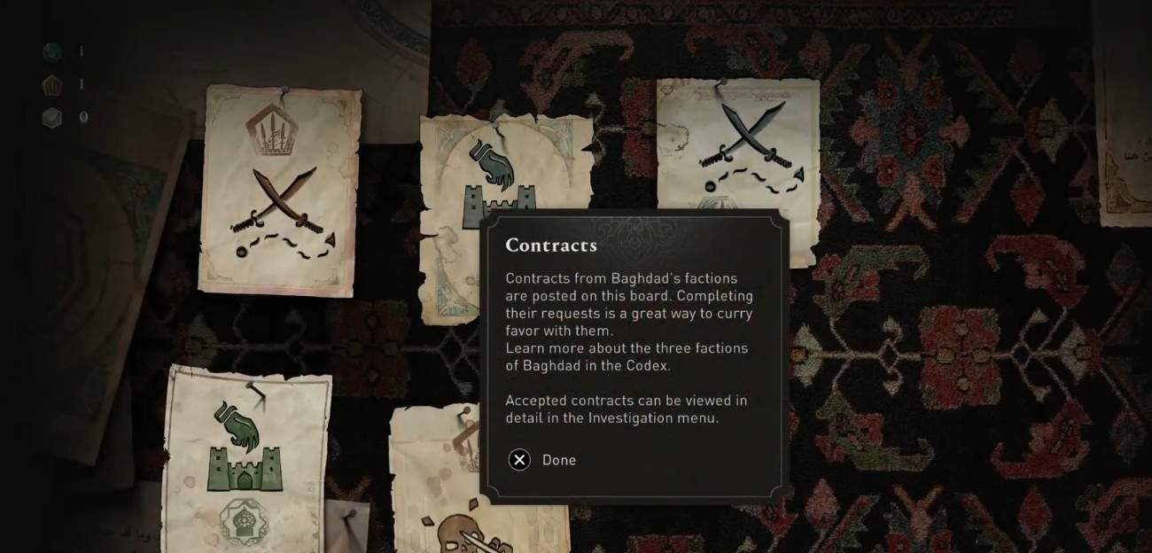 Accept Contracts in Assassin’s Creed Mirage