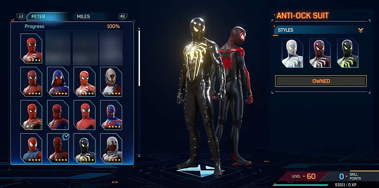 Anti-Ock spiderman 2 Suit
