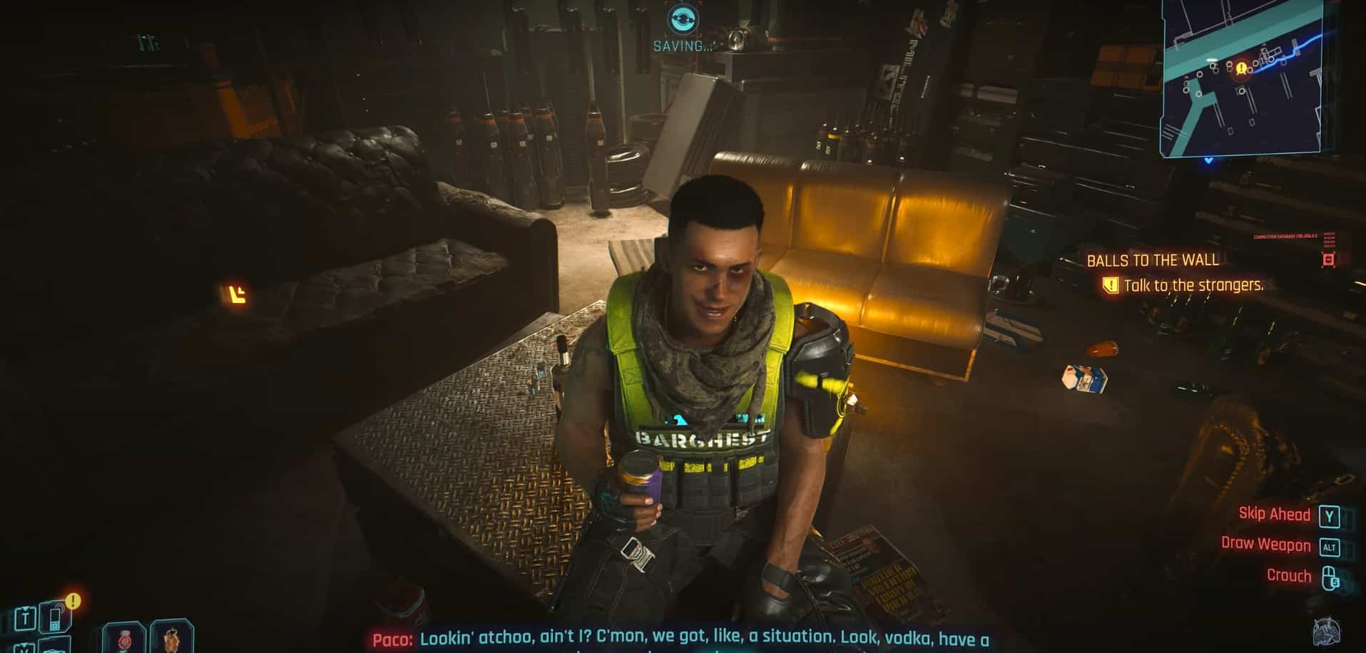 Balls to The Wall Side Job in Cyberpunk 2077