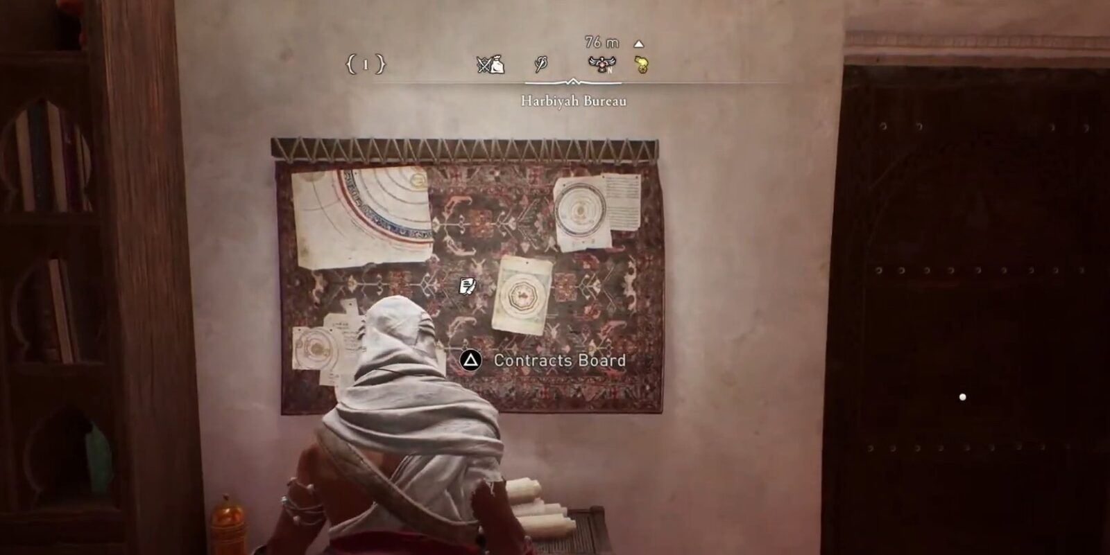 Contracts Board in Assassin’s Creed Mirage