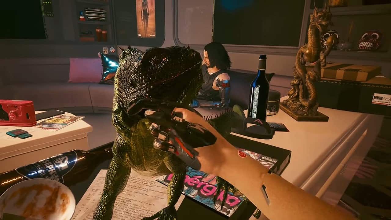 Cyberpunk 2077 Iguana Pet Egg