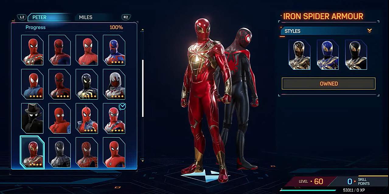 Iron Spider Armor spiderman 2 Suit
