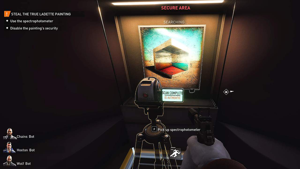 There are two Umba Ladette paintings. You must identify the real one to complete the Payday 3 heist.