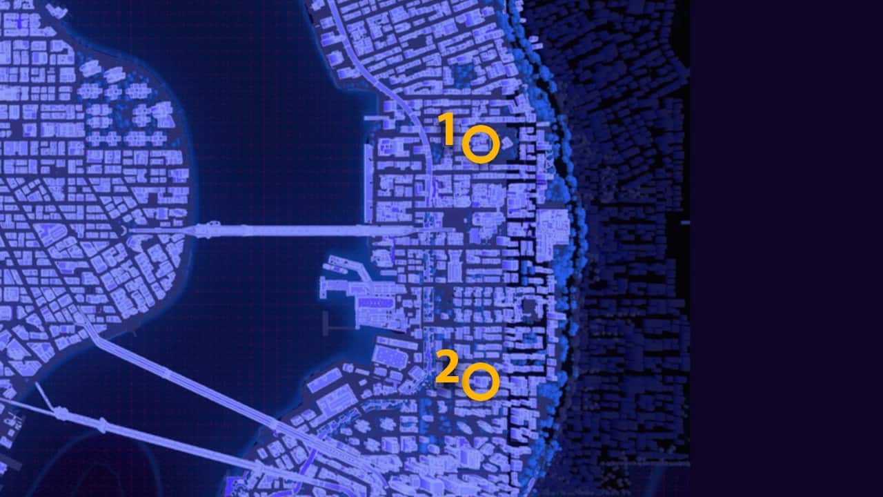 Williamsburg has the last two Spider-Bot locations in Spider-Man 2.