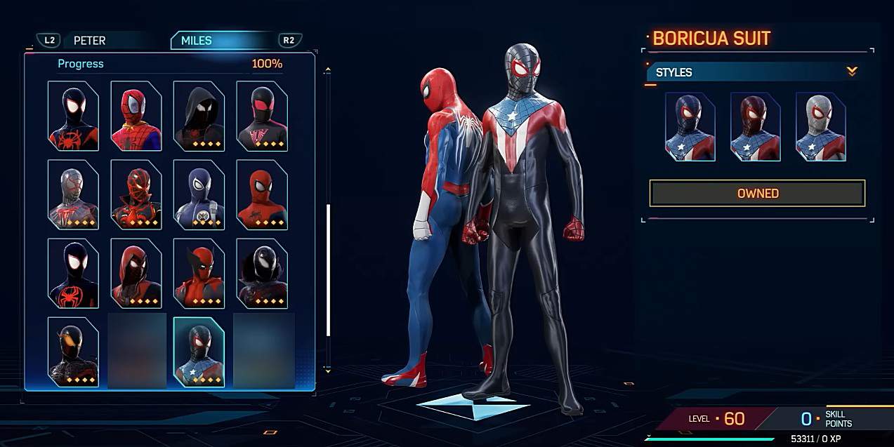 Boricua spiderman 2 Suit