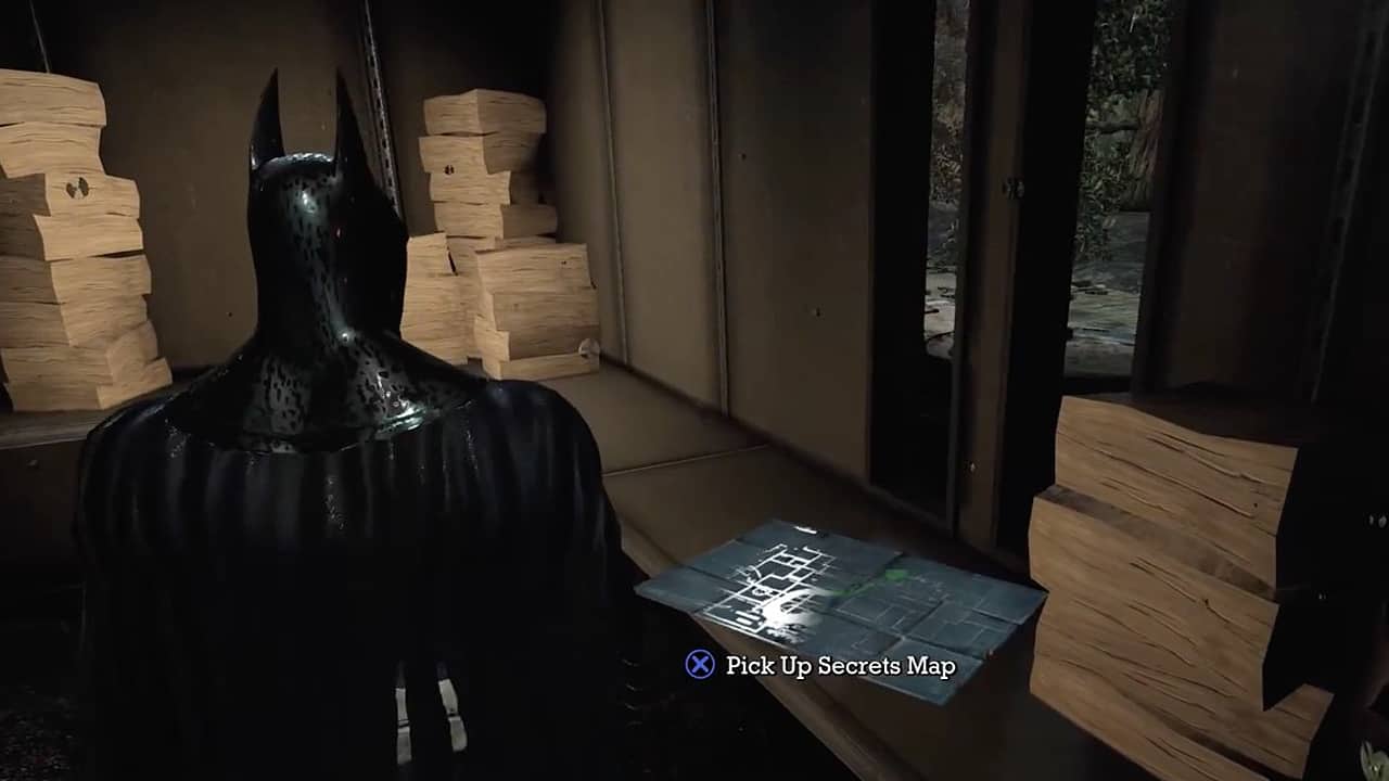 Batman Arkham Asylum Secrets Maps