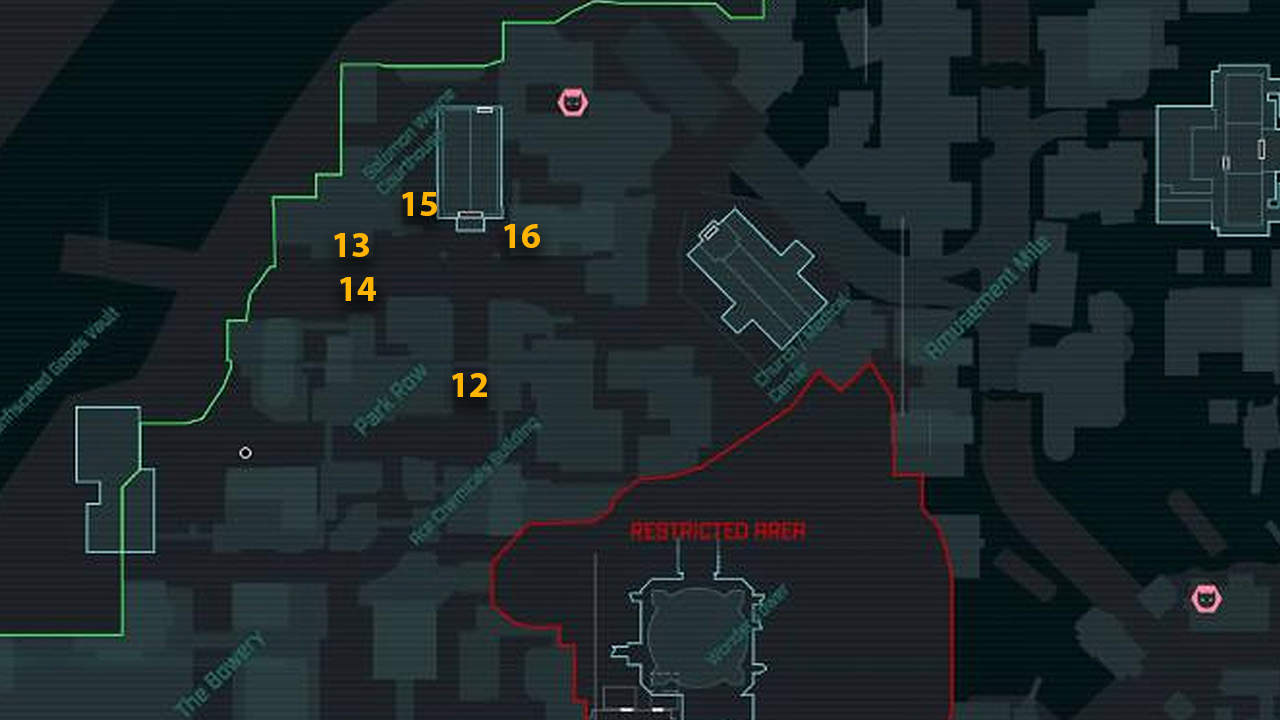 The remaining five Catwoman loot locations in Batman: Arkham City. 