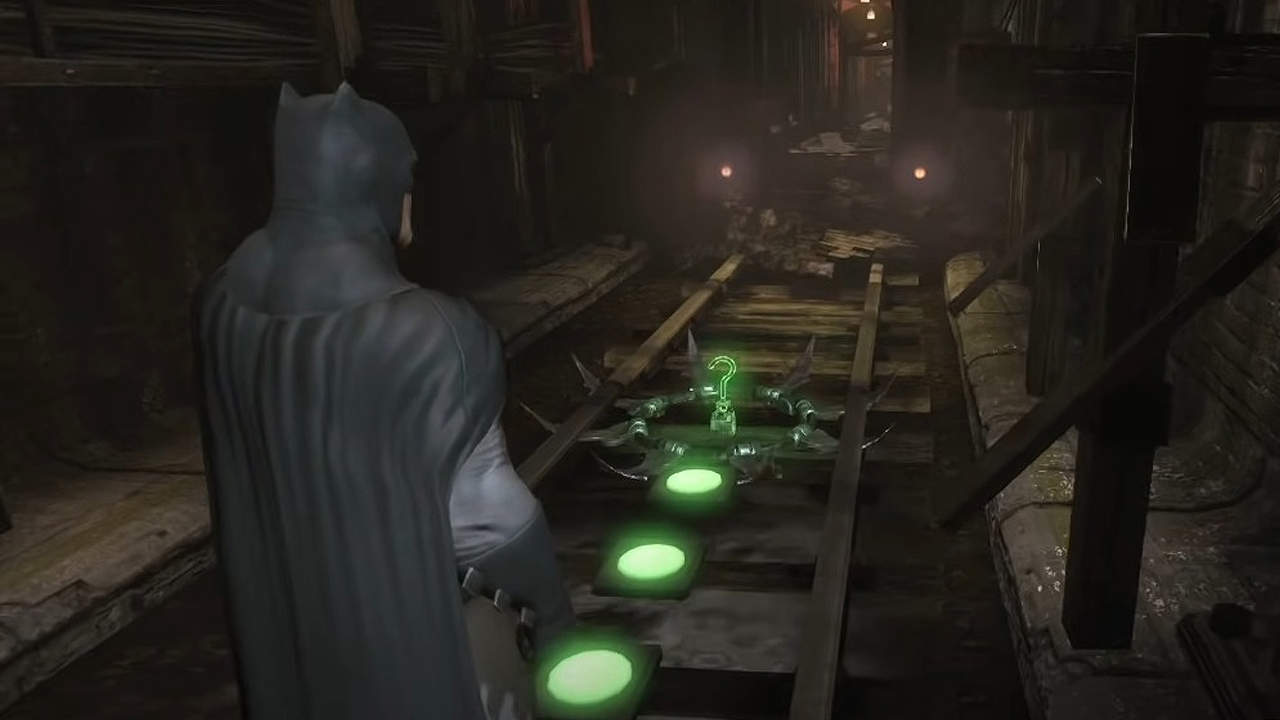 Batman Arkham City Subway Riddler Trophies