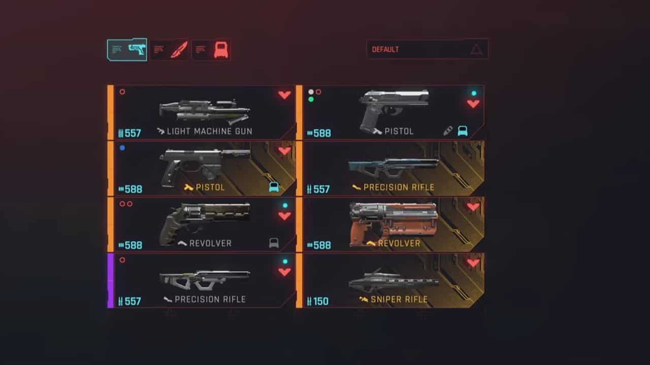 The final things you need to complete your 2.0 Edgerunner build in Cyberpunk 2077 are weapons. 