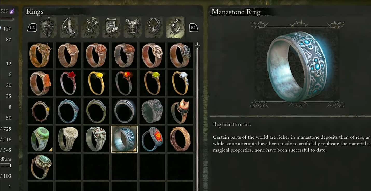 Lords of the Fallen Manastone Ring