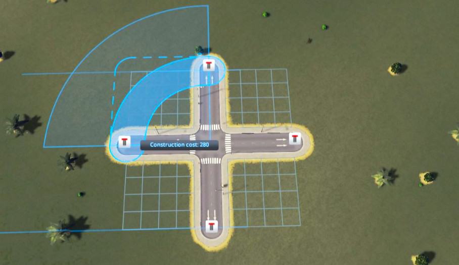 Manual Roundabouts in Cities Skylines 2