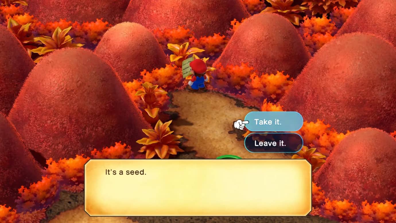 Obtain the Seed in Super Mario RPG