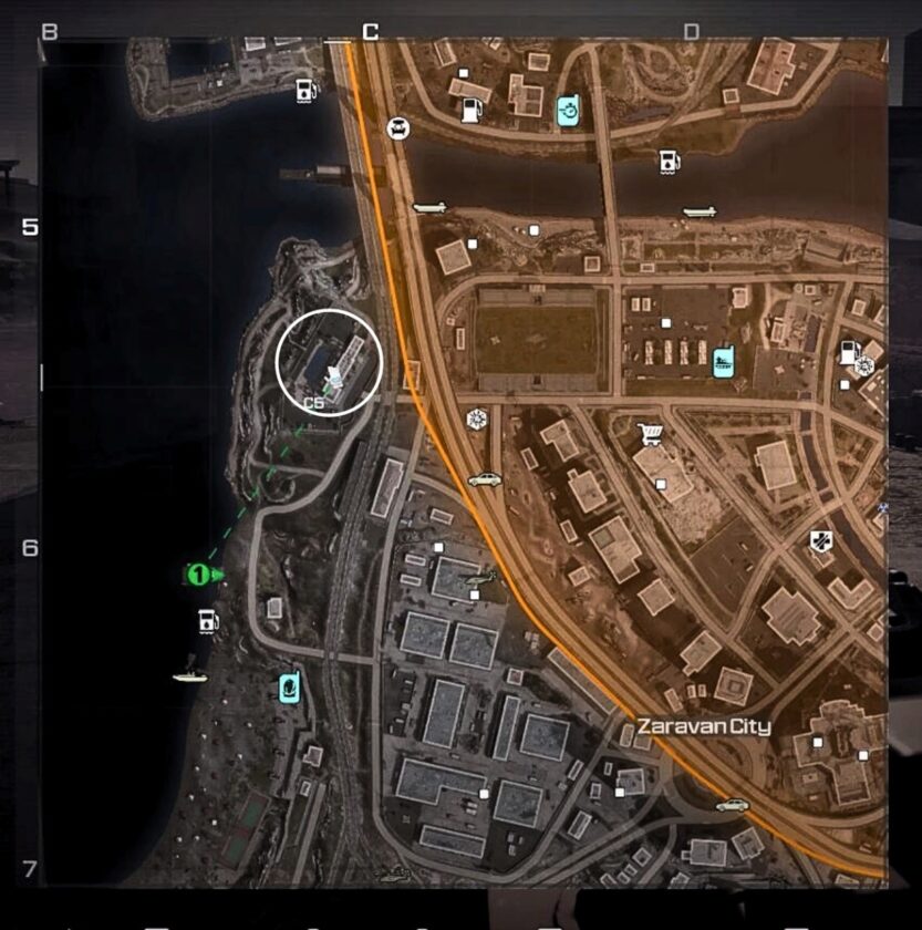 mw3 zombies rook location