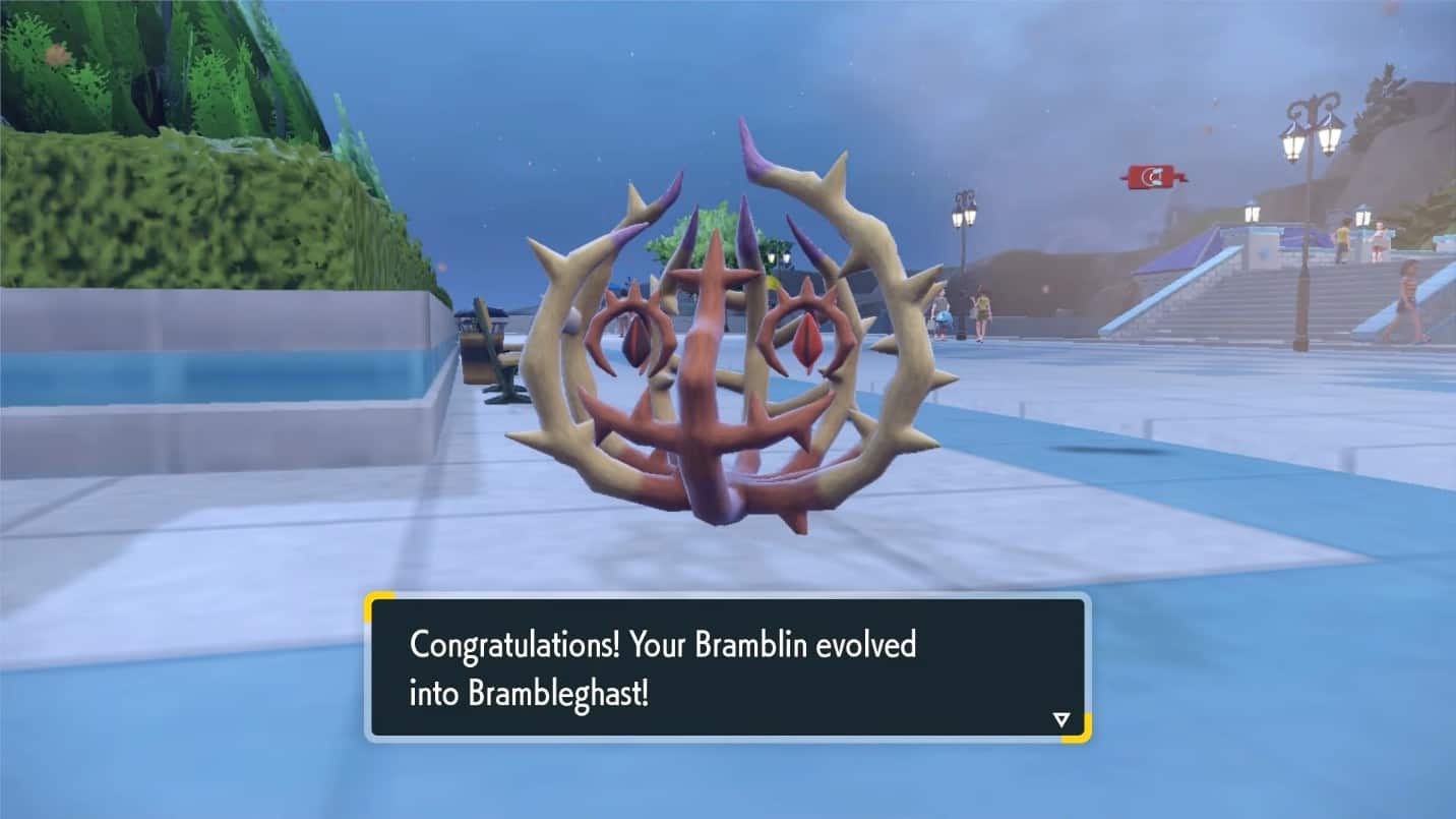 Bramblin Evolution in Pokemon SV