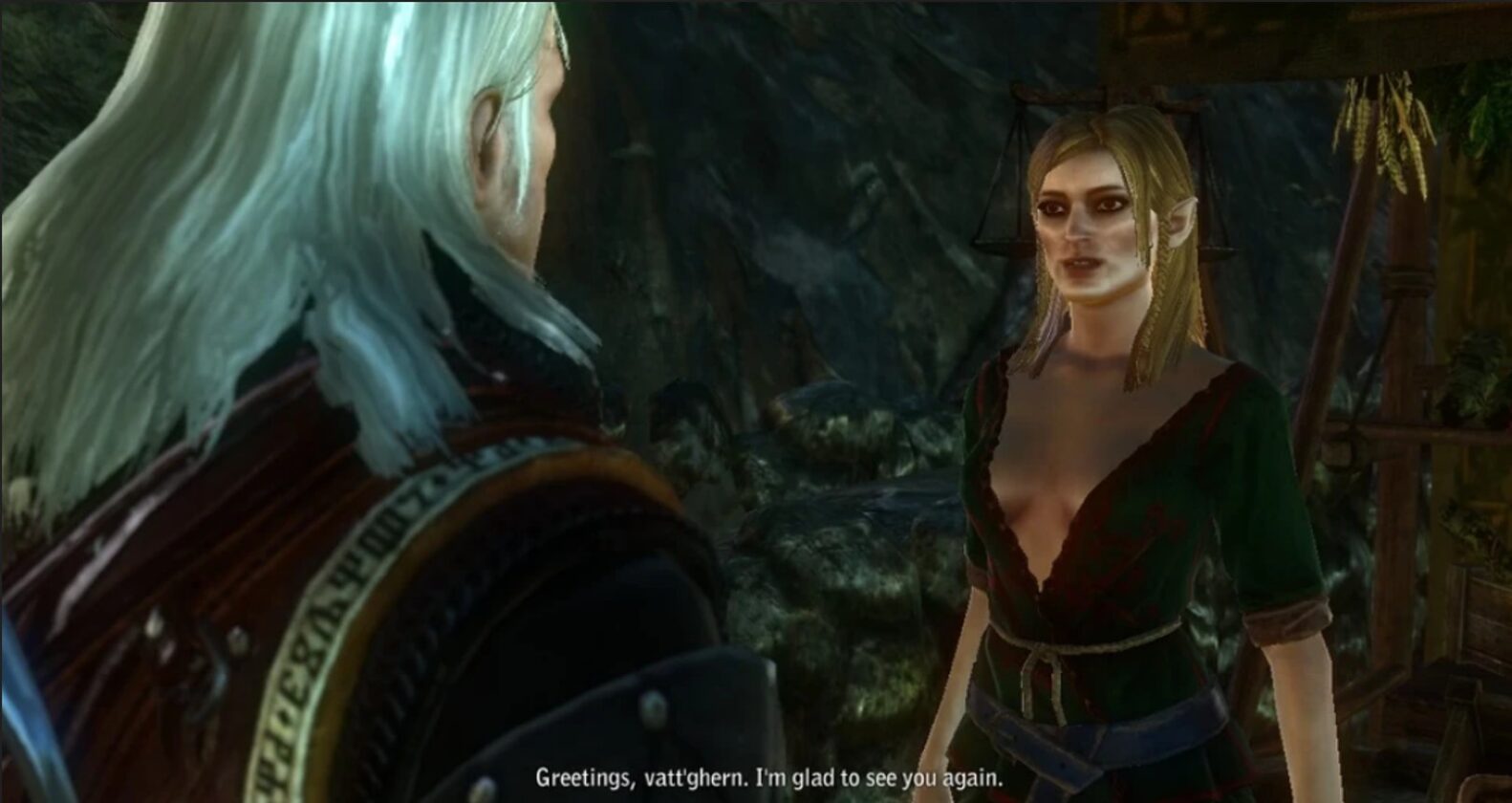 Romance Triss Merigold during the events of the first Chapter