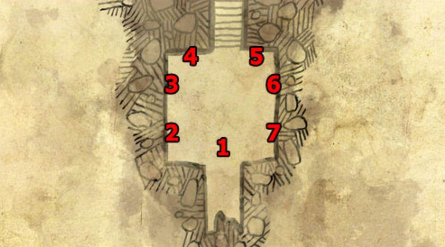 Solve the puzzle to light the fireplaces in the Witcher 2