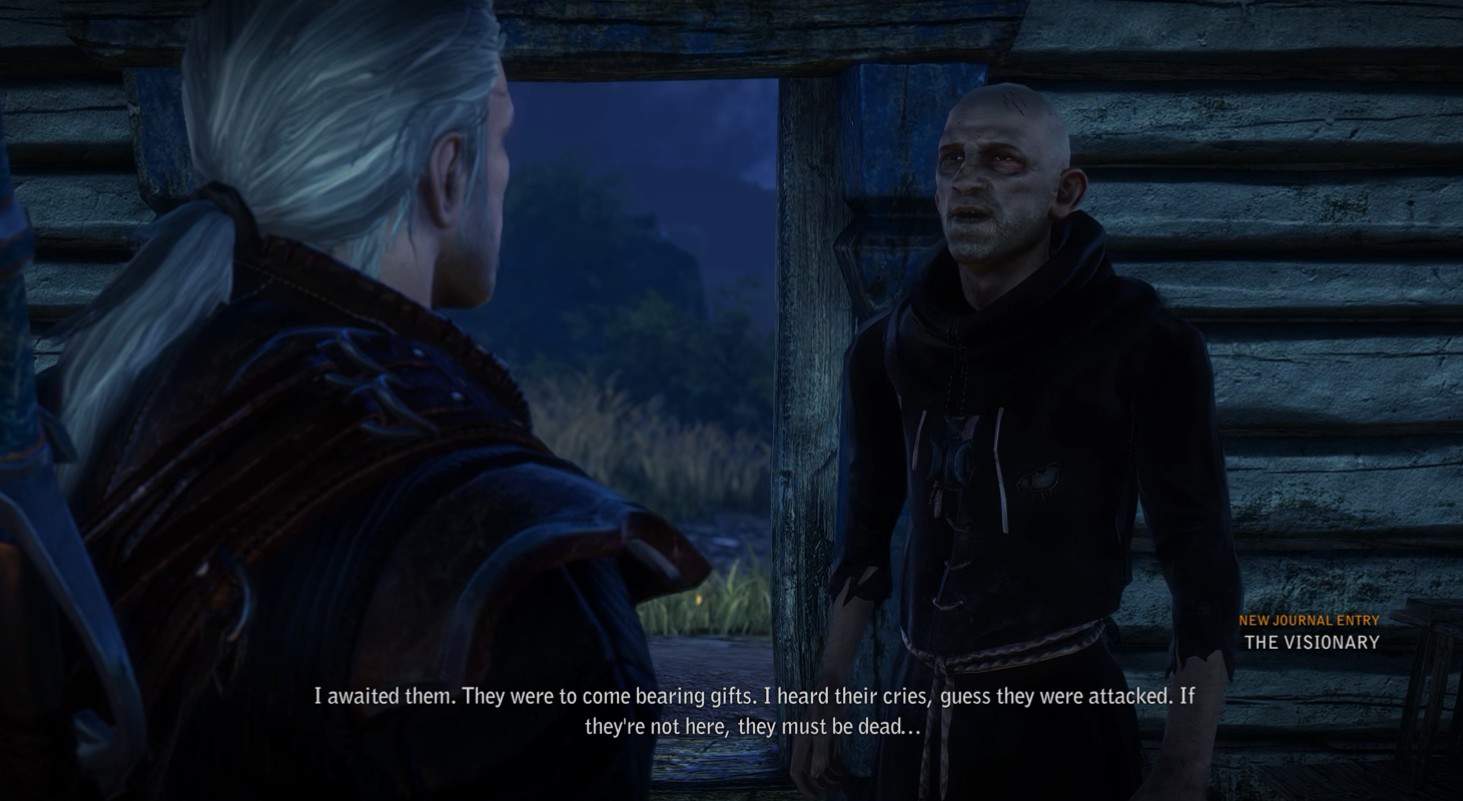 Speak to the Visionary in the Witcher 2