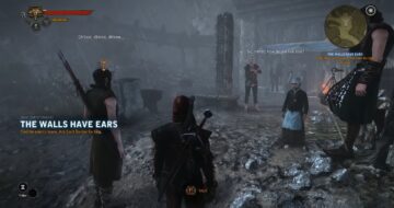 The Walls Have Ears Quest in The Witcher 2