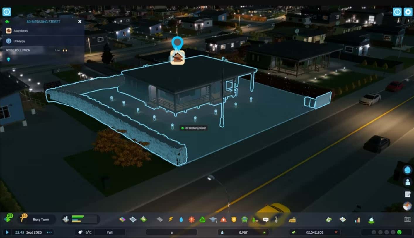 Decrease Rental value to prevent abandoning of building in CIties Skylines 2
