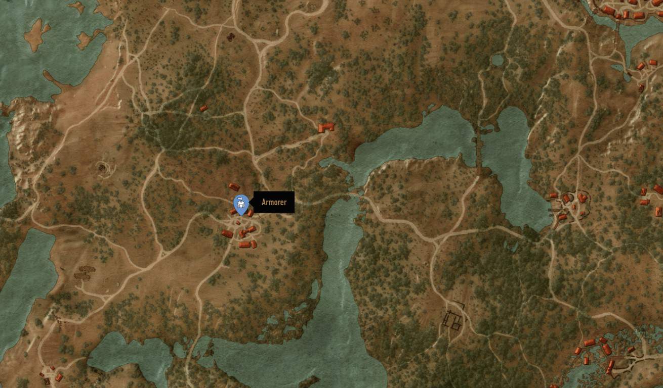 Midcopse armorer location in The Witcher 3