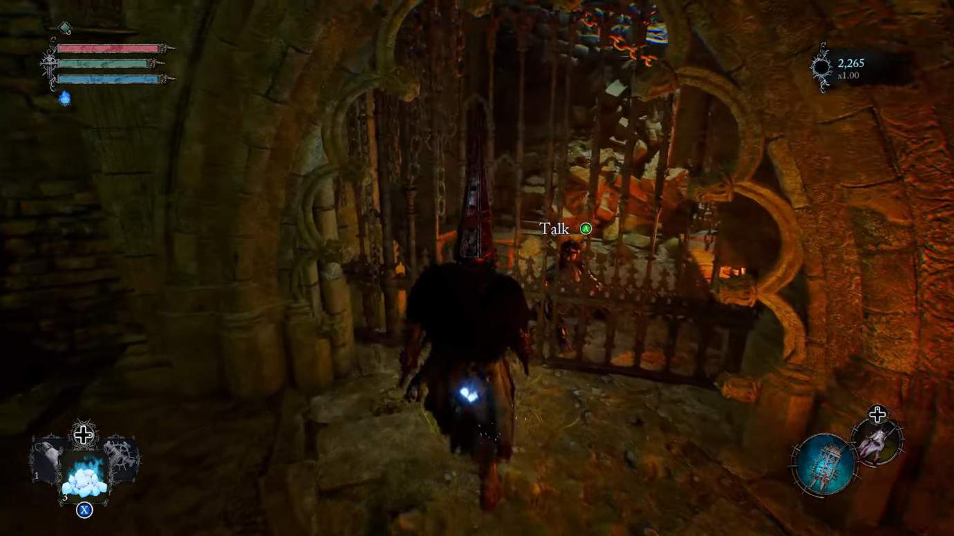 Tortured Prisoner in a cell in Lords of the Fallen