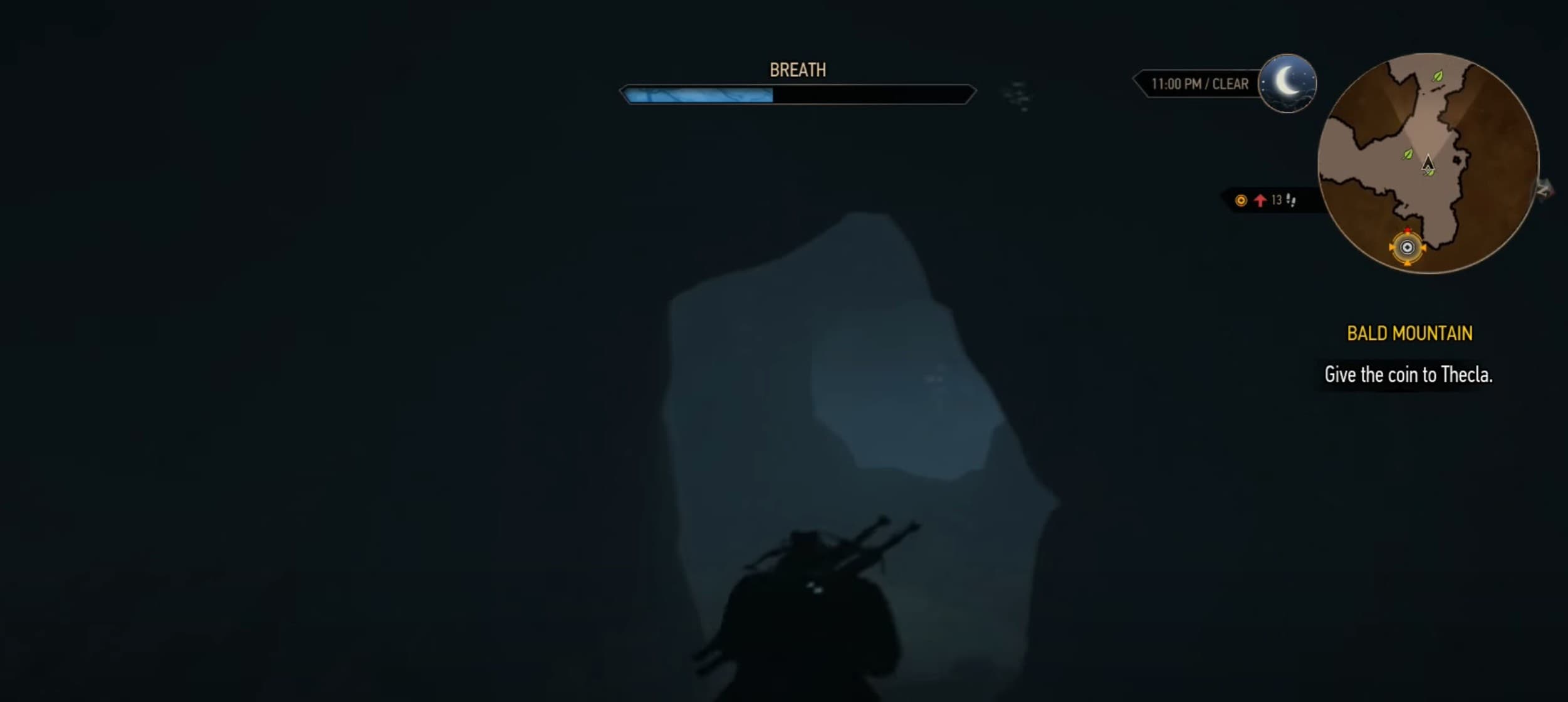 The Witcher 3 Bald Mountain coin cave