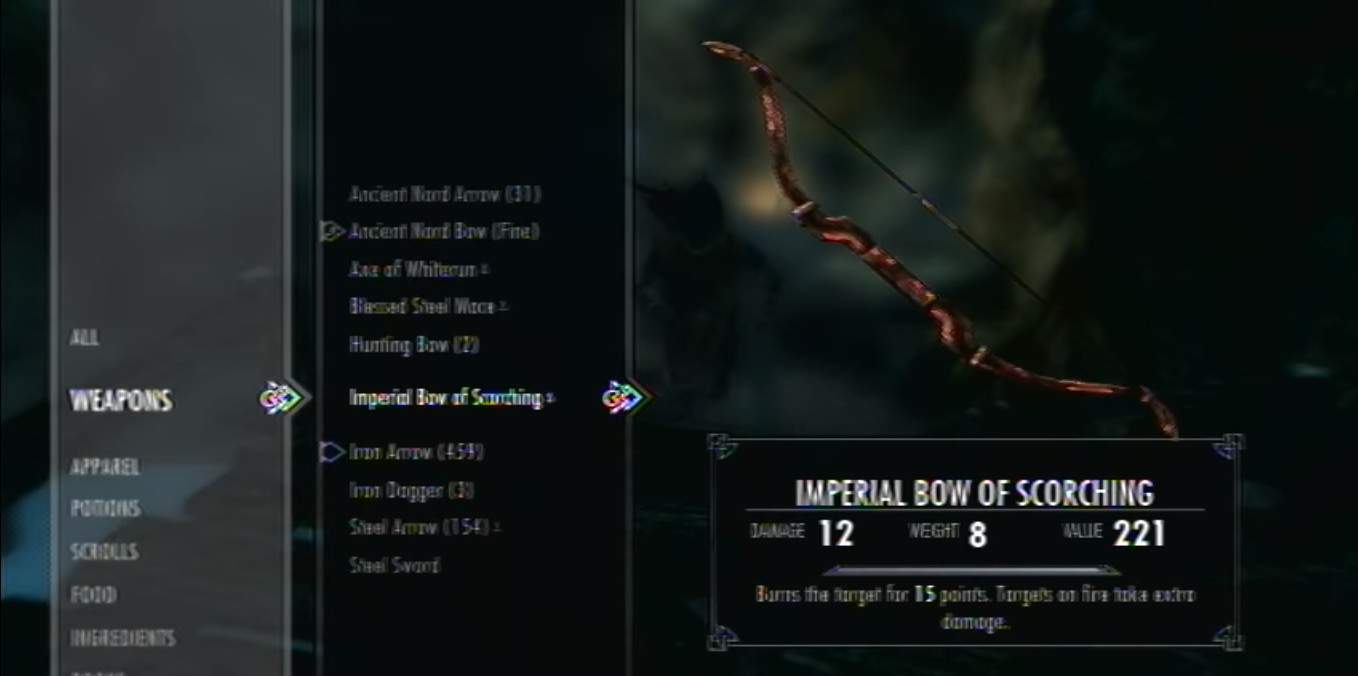 imperial bow skyrim