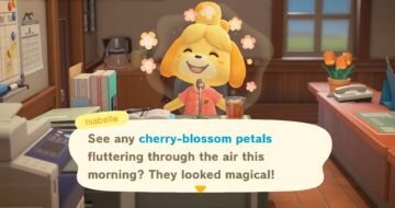 April in Animal Crossing New Horizons