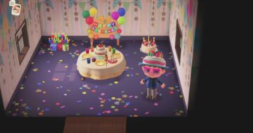 Birthday items in Animal Crossing New Horizons