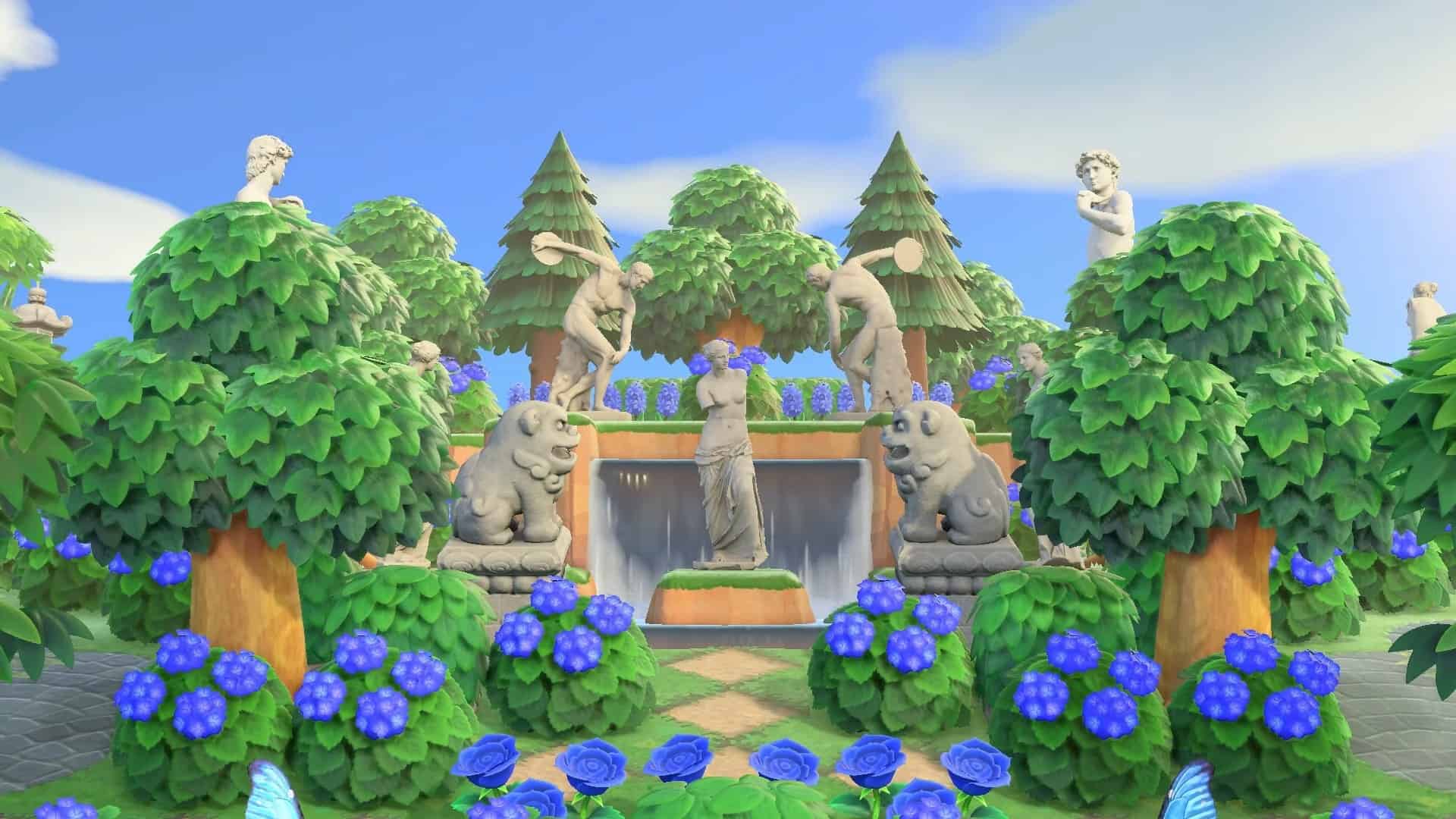 Courtyards Design Ideas in Animal Crossing New Horizons