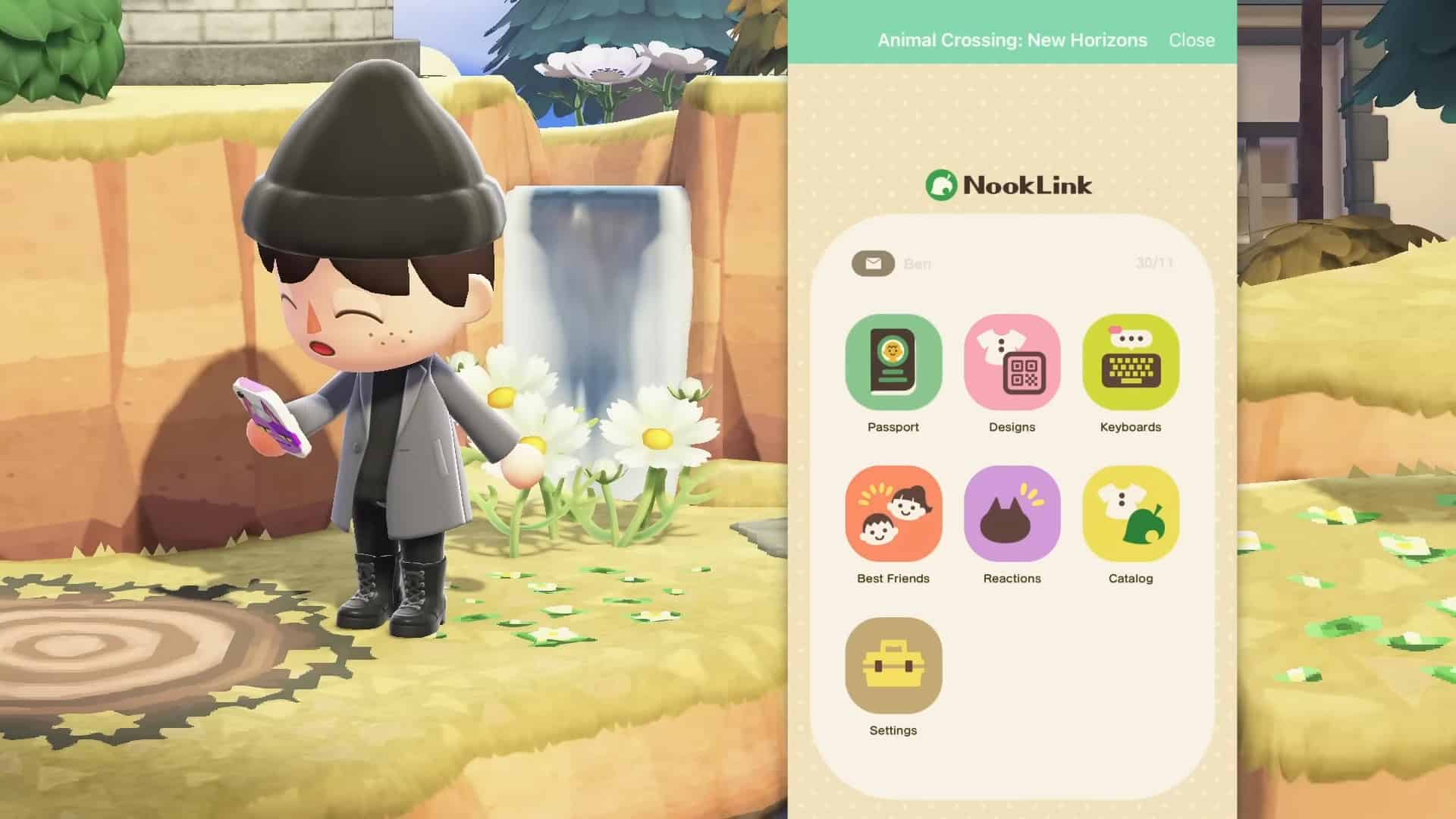 Nooklink app in Animal Crossing New Horizons