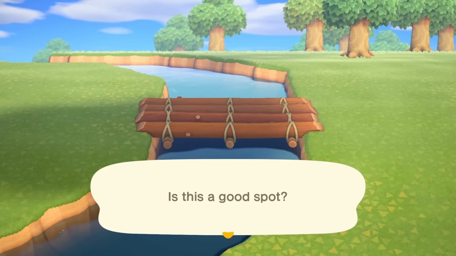 Wooden Bridge in Animal Crossing New Horizons