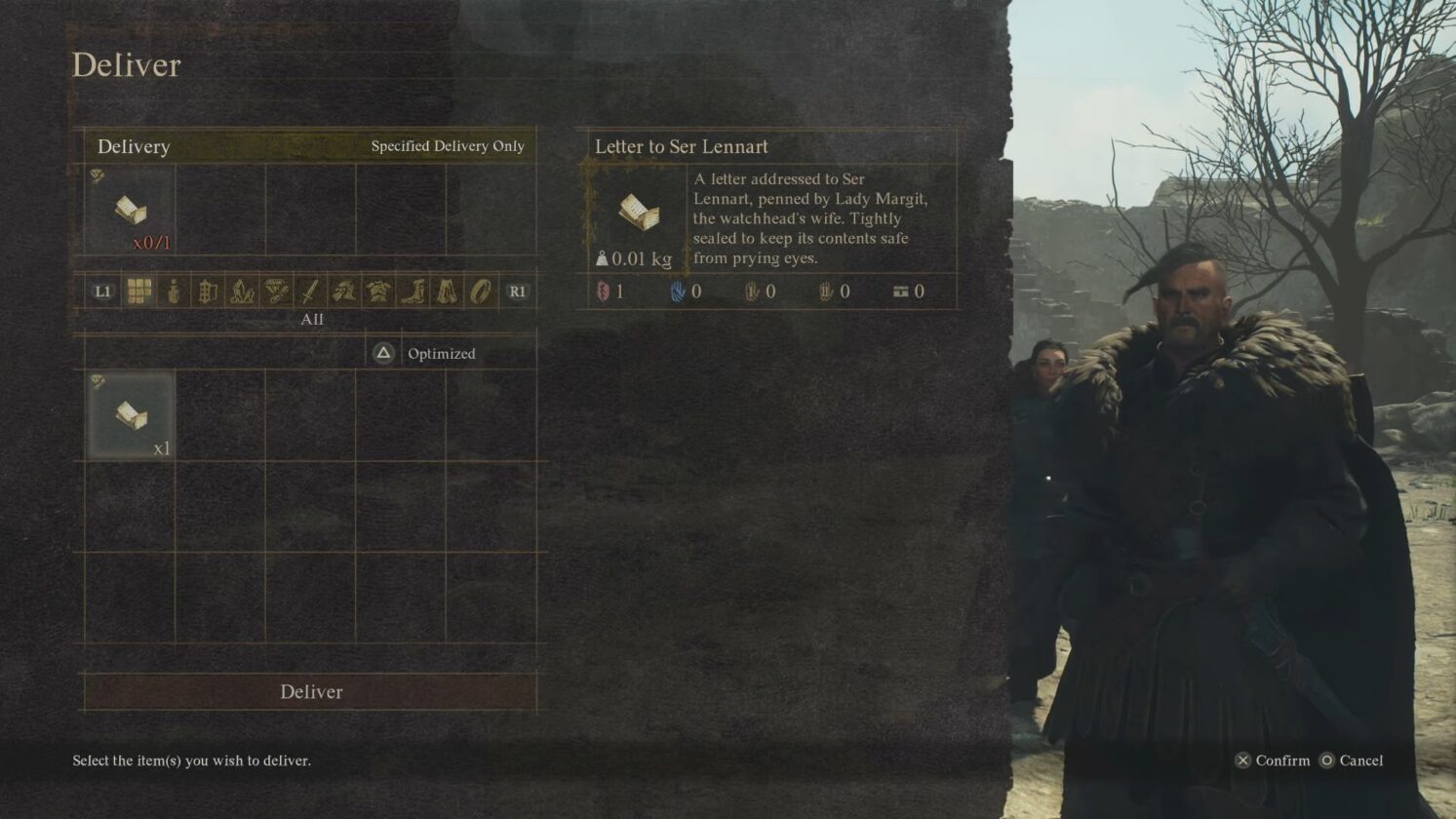 Deliver the letter to Lennart in Dragon's Dogma 2