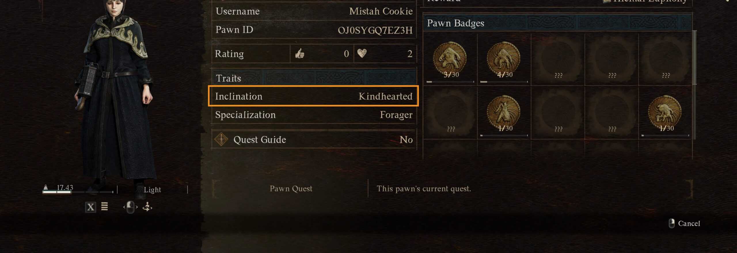 Dragon's Dogma 2 Pawn Inclinations