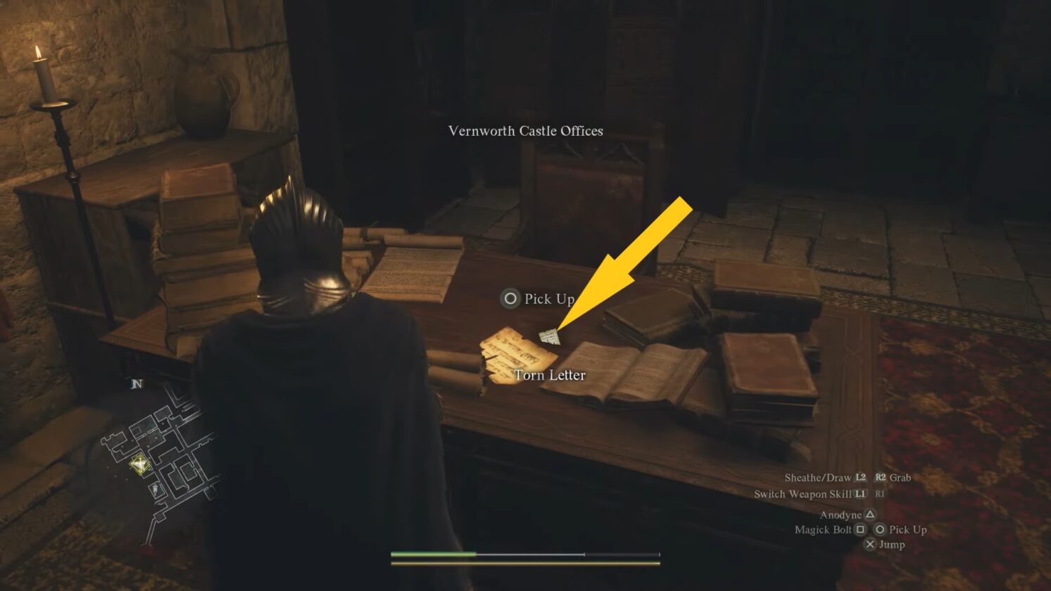 The Torn letter in Disa's Plot quest in Dragon's Dogma 2