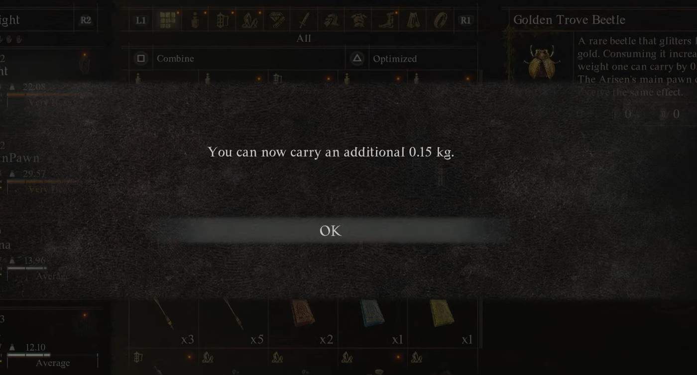 Weight Carry Capacity in Dragon's Dogma 2