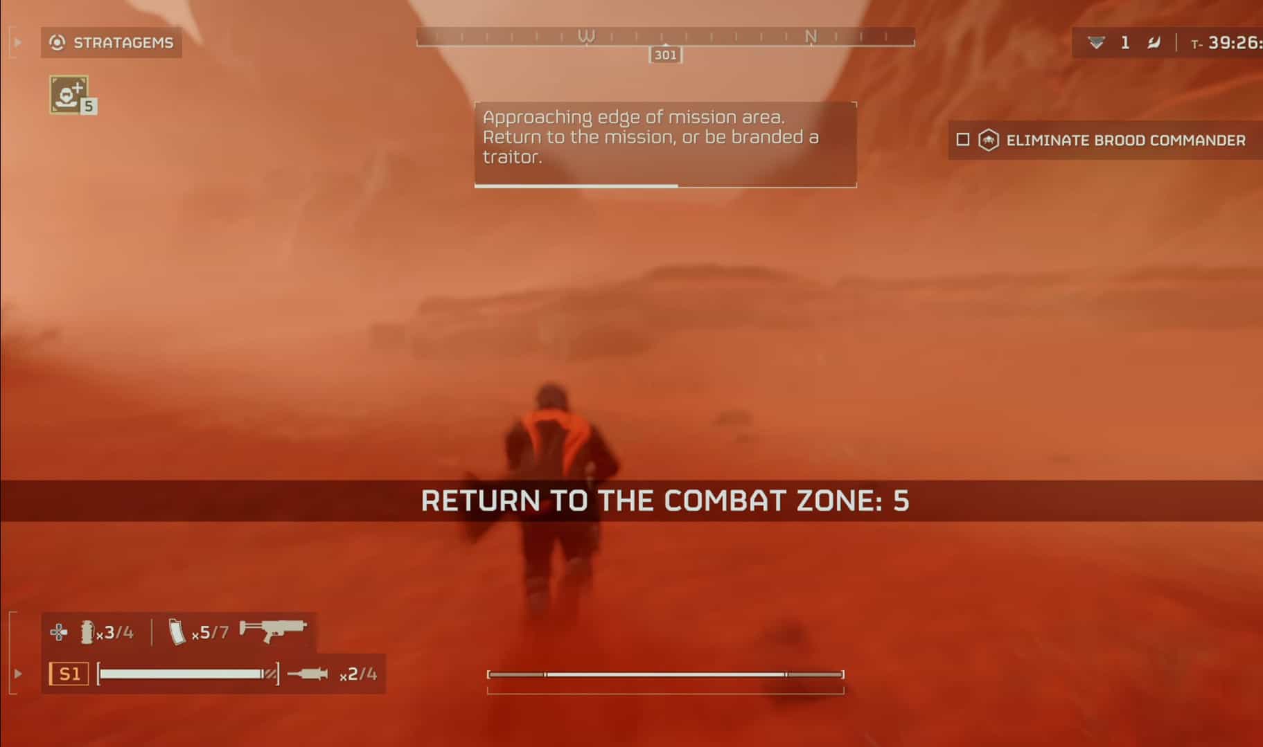 What Happens If You Leave The Combat Zone In Helldivers 2