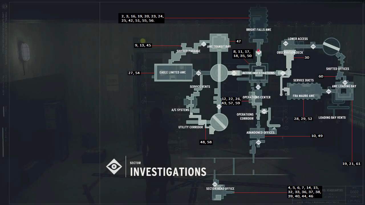 investigations sector control collectibles