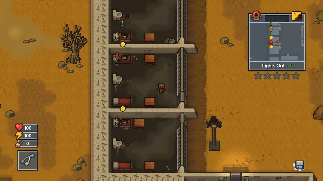 Rattlesnake Springs first escape in The Escapists 2