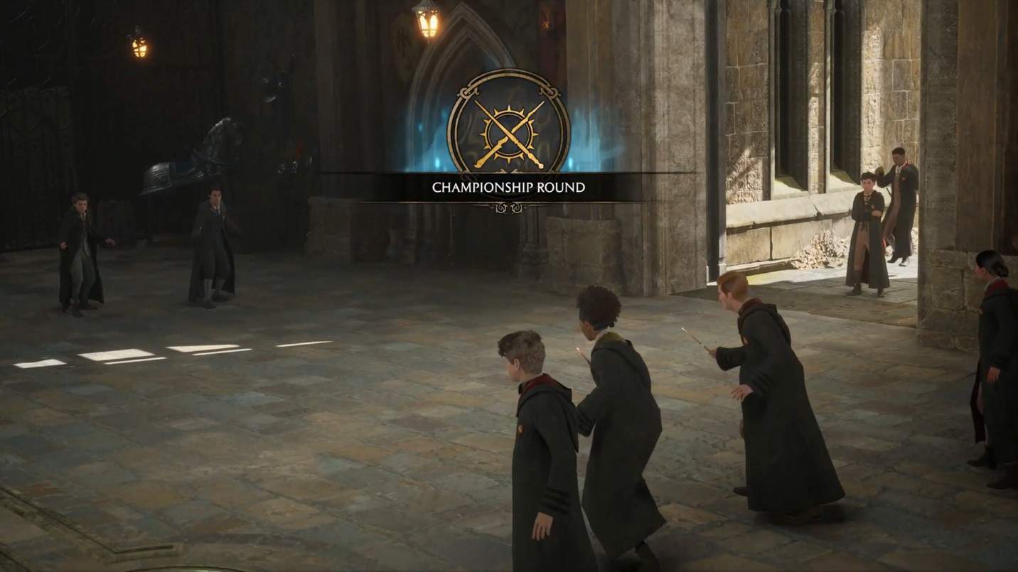 crossed wands dueling round 3 hogwarts legacy