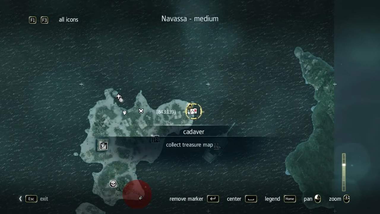 assassin's creed black flag treasure maps number 7
