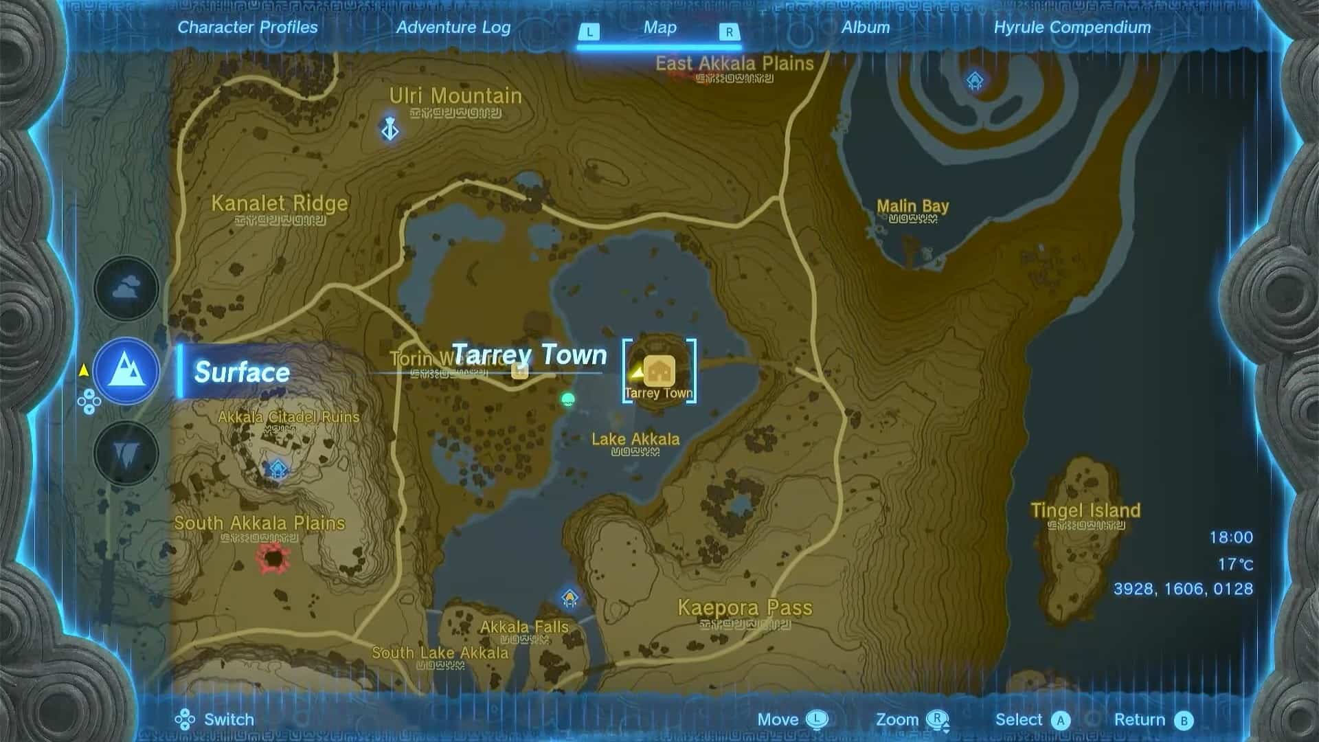 totk tarrey town location