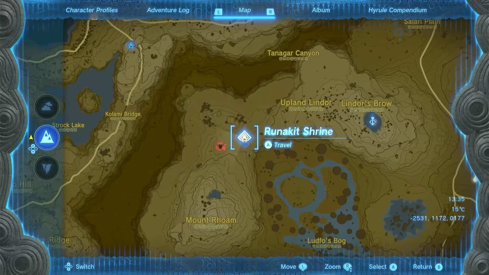 Zelda: TotK Runakit Shrine Location