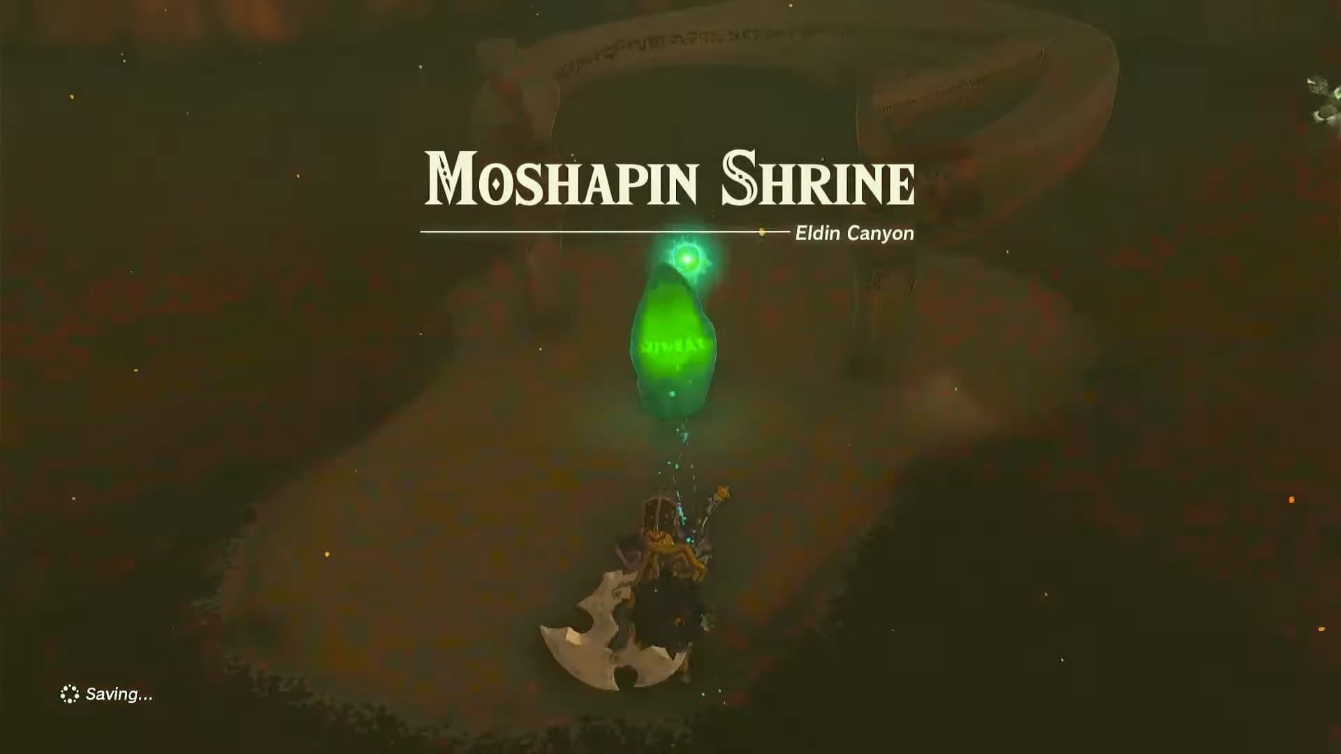 take crystal to Moshapin shrine