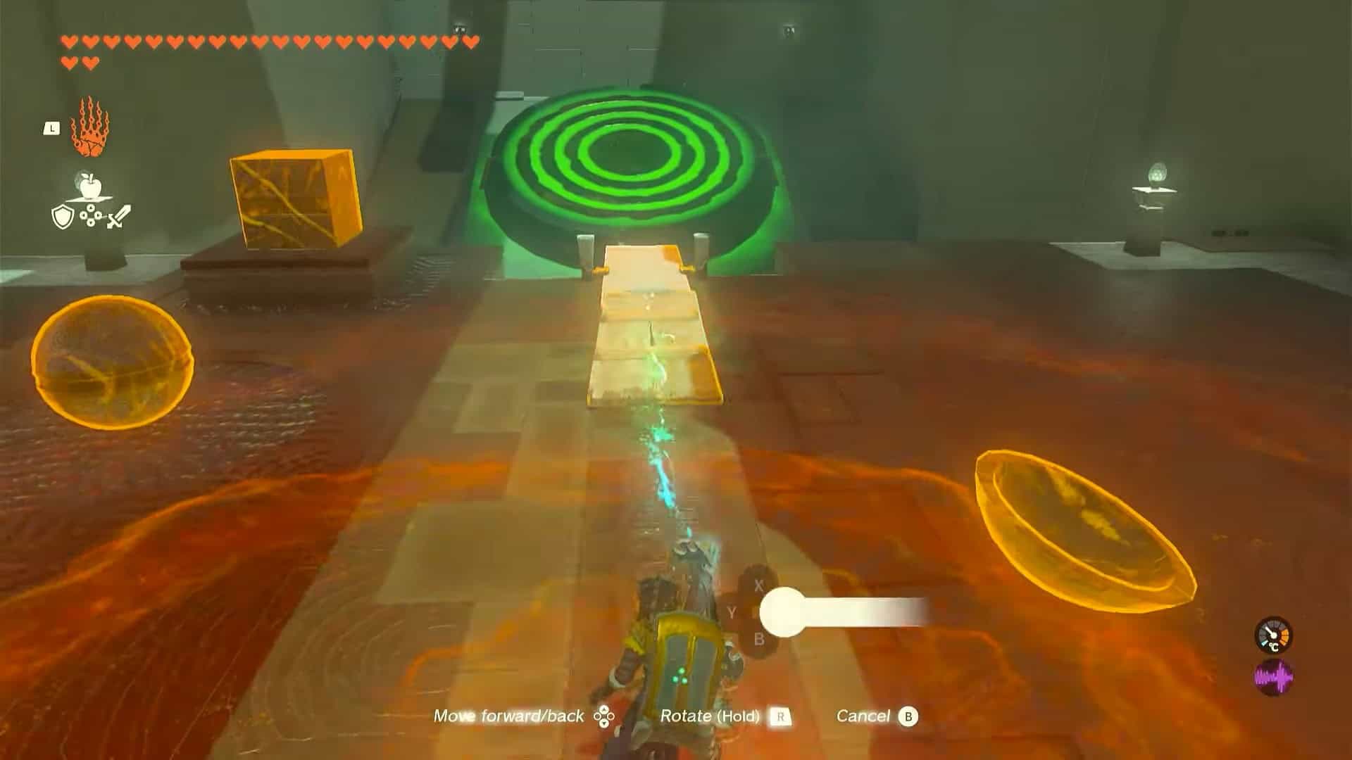 wao-os shrine attach plank to lever in the same direction