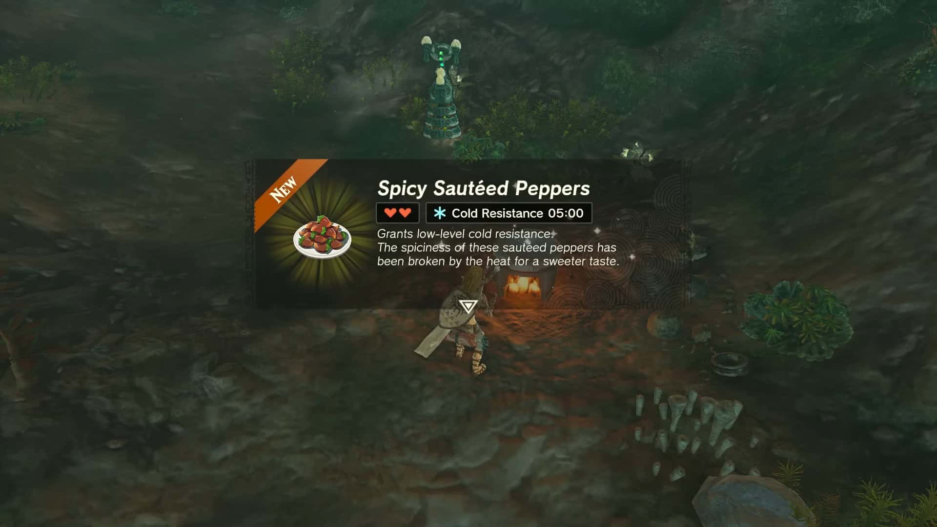 Zelda: Totk kältebeständiges Essen