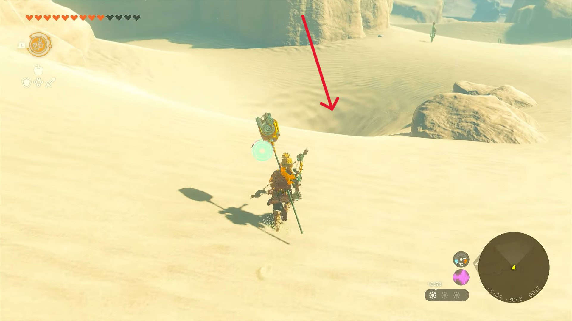 Zelda: totK Palu pustkowia na pustkowiach