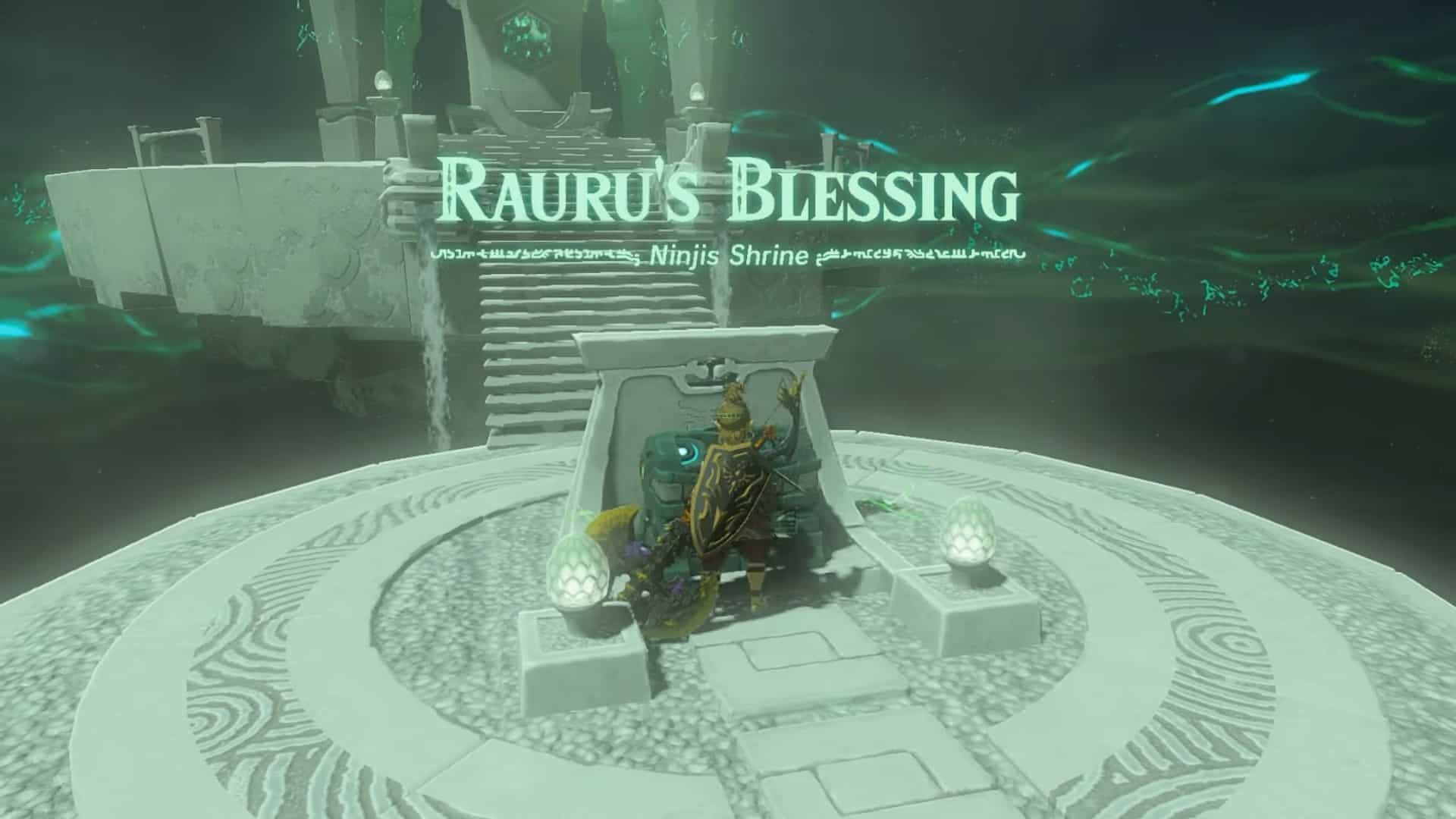 Ninjis shrine blessing