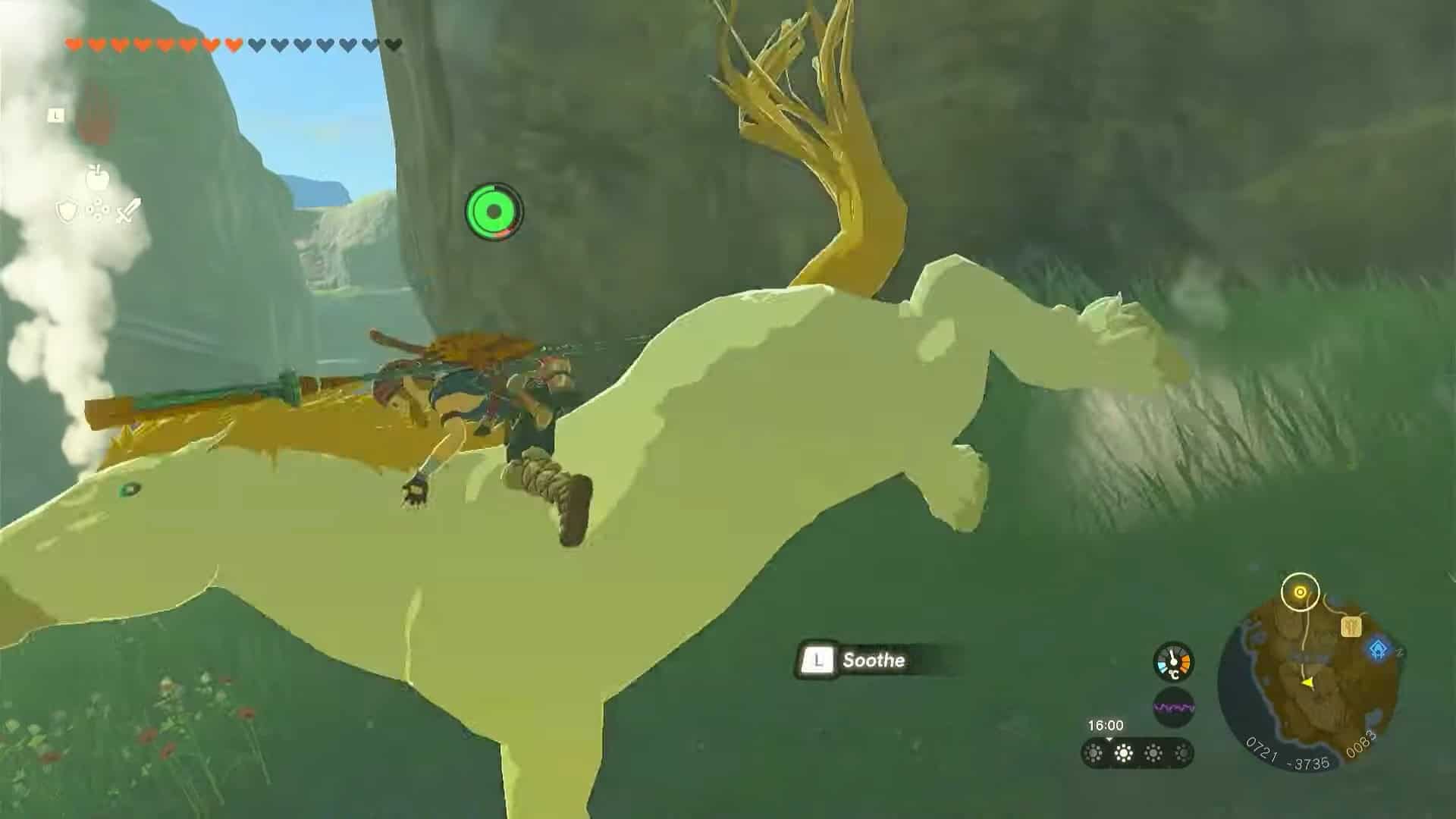 Zelda: Totk beruhige den Pferdegott