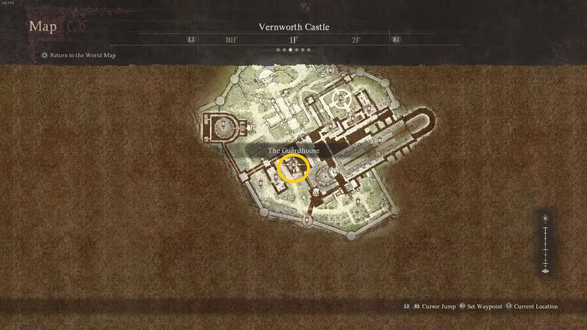 Guardhouse location to get to Sven Chamber